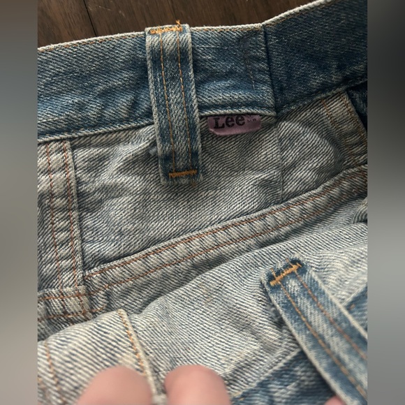 1970’s Vintage Lee Two-Toned, Reversible Flare Denim Jeans - Picture 3 of 10